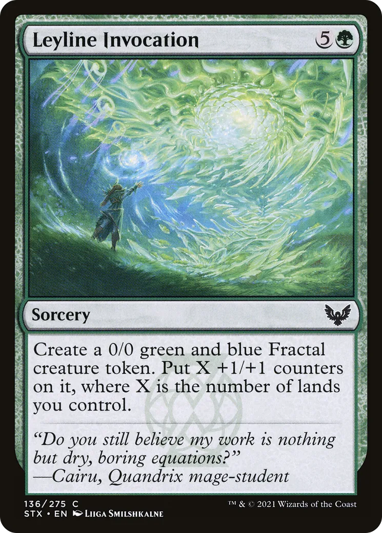 Invocation de ligne ley — Strixhaven: School of Mages — Magic: The Gathering