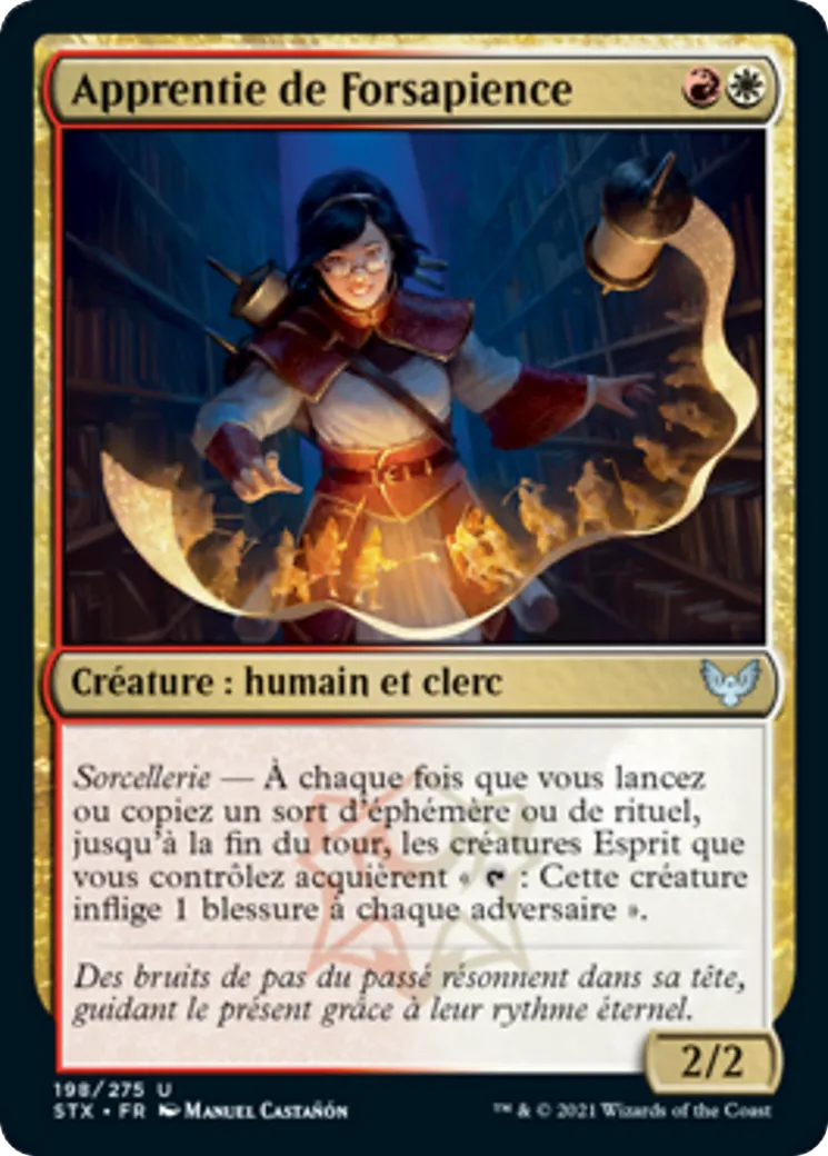 Apprentie de Forsapience — Strixhaven: School of Mages — Magic: The Gathering