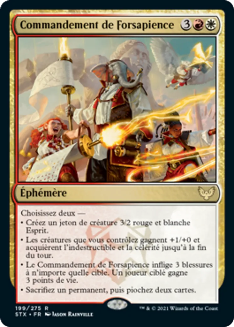 Commandement de Forsapience — Strixhaven: School of Mages — Magic: The Gathering