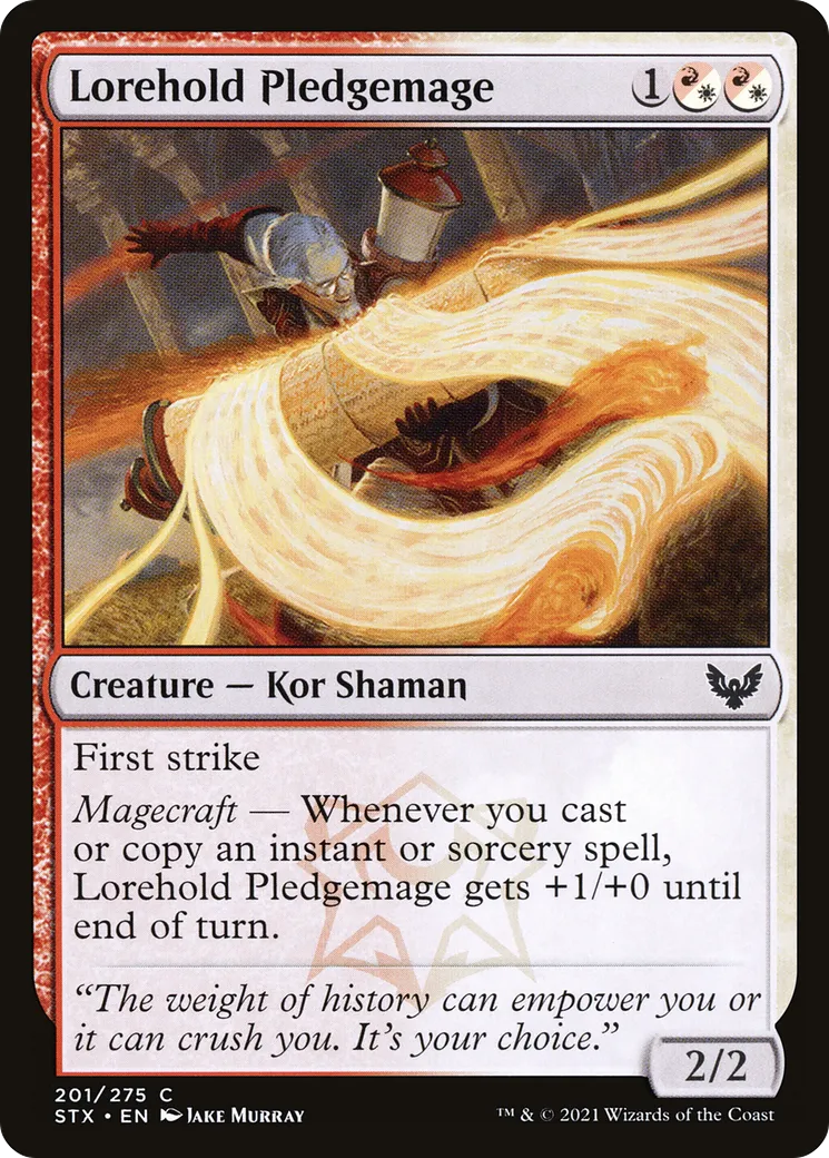 Lorehold Pledgemage — Strixhaven: School of Mages — Magic: The Gathering
