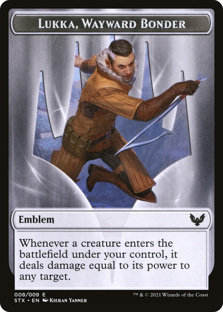 Lukka, Wayward Bonder Emblem — Strixhaven: School of Mages — Magic: The Gathering