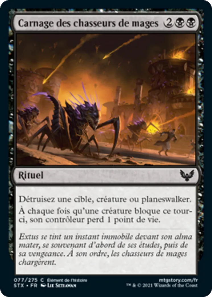 Carnage des chasseurs de mages — Strixhaven: School of Mages — Magic: The Gathering
