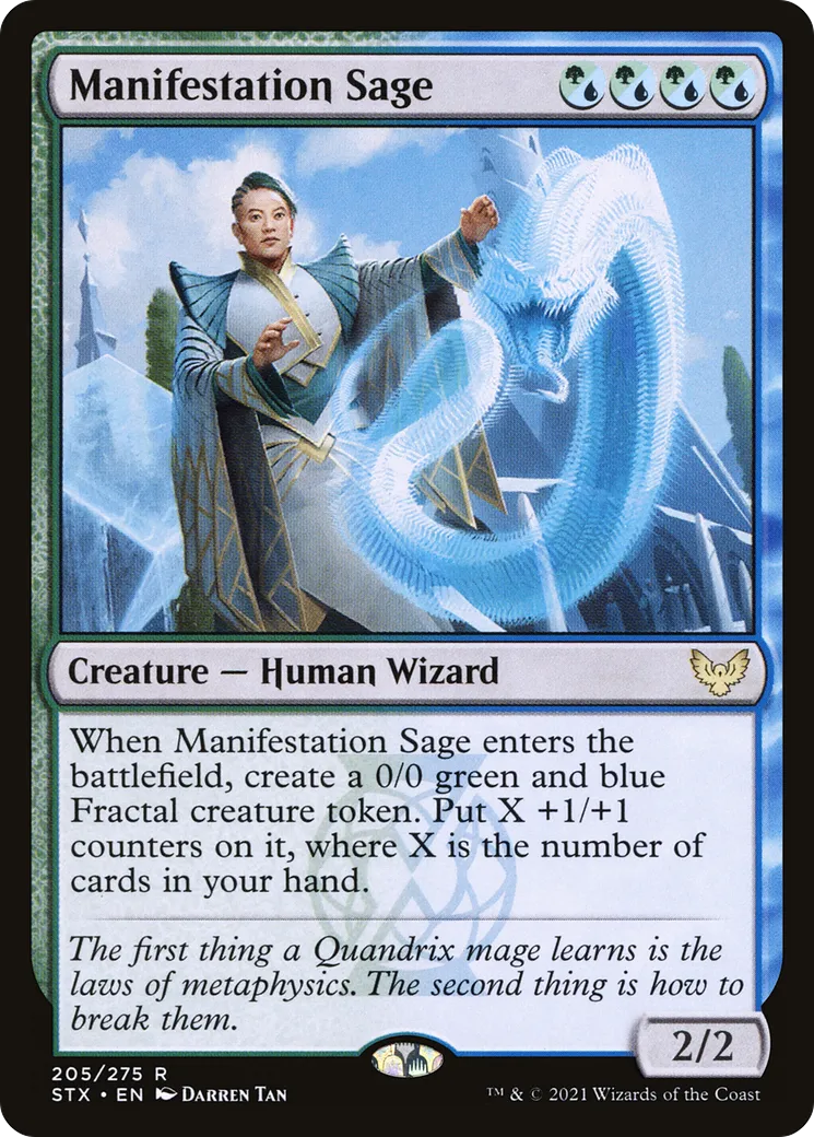 Manifestation Sage — Strixhaven: School of Mages — Magic: The Gathering