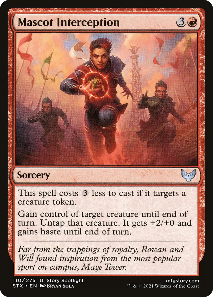 Interception de mascotte — Strixhaven: School of Mages — Magic: The Gathering