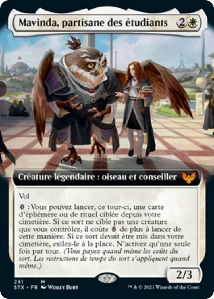Mavinda, partisane des étudiants — Strixhaven: School of Mages — Magic: The Gathering