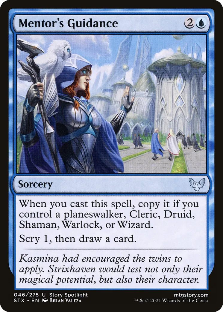 Mentor's Guidance — Strixhaven: School of Mages — Magic: The Gathering