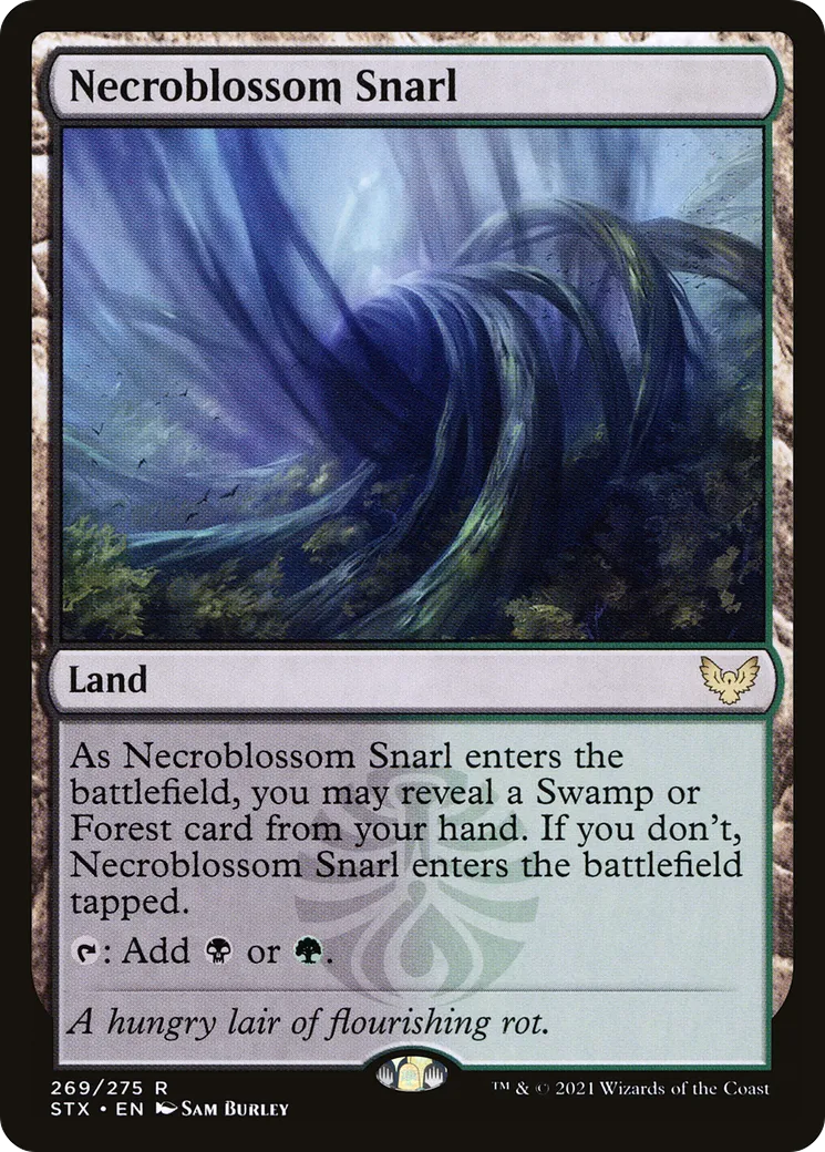 Necroblossom Snarl — Strixhaven: School of Mages — Magic: The Gathering