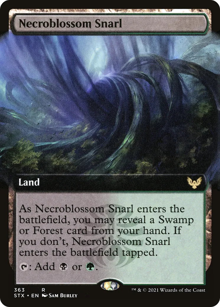 Necroblossom Snarl — Strixhaven: School of Mages — Magic: The Gathering