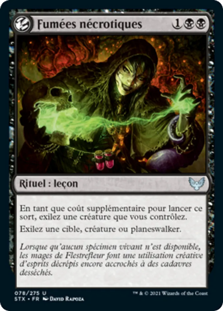 Fumées nécrotiques — Strixhaven: School of Mages — Magic: The Gathering