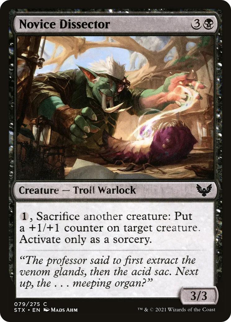 Novice Dissector — Strixhaven: School of Mages — Magic: The Gathering