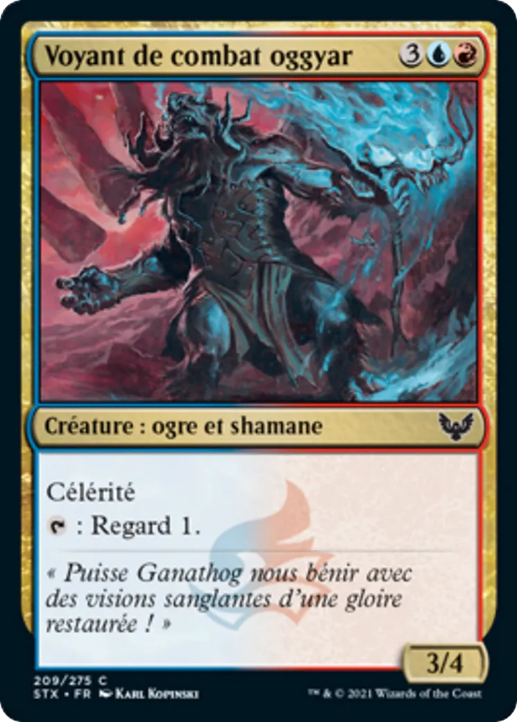 Voyant de combat oggyar — Strixhaven: School of Mages — Magic: The Gathering
