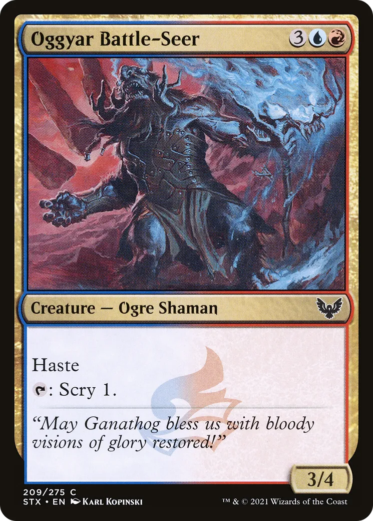 Oggyar Battle-Seer — Strixhaven: School of Mages — Magic: The Gathering