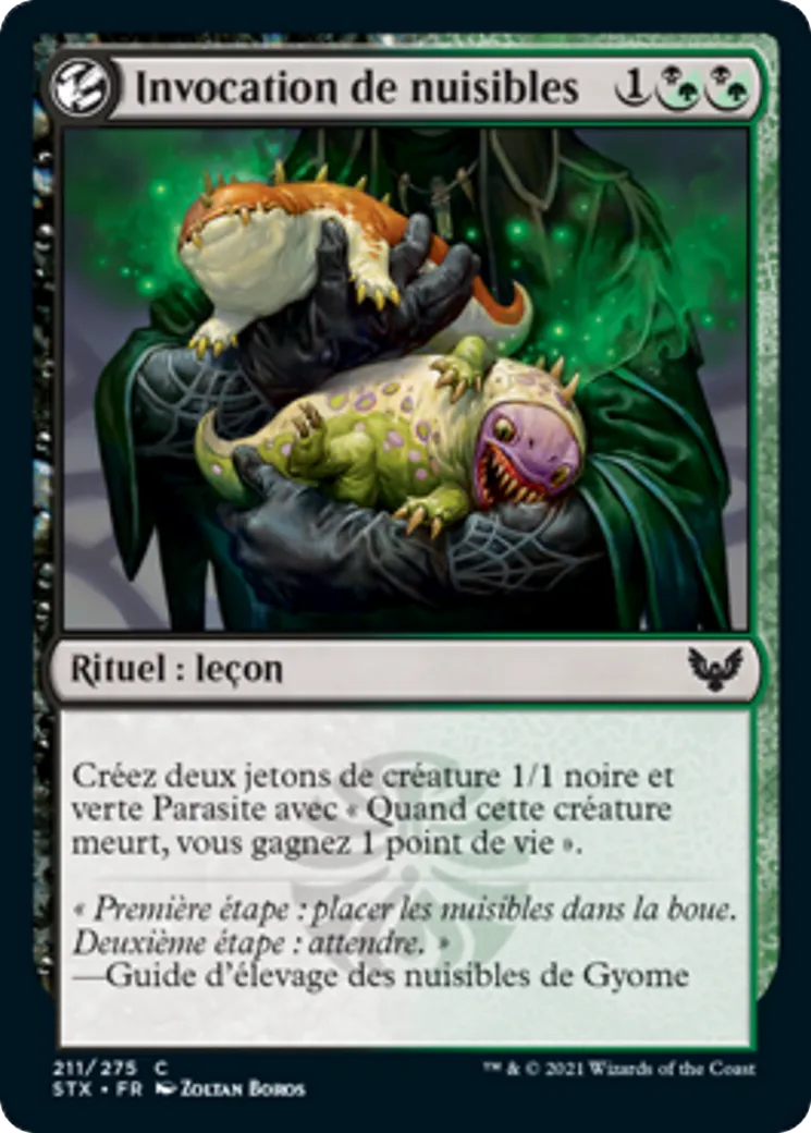 Invocation de nuisibles — Strixhaven: School of Mages — Magic: The Gathering