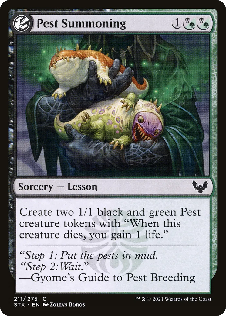 Invocation de nuisibles — Strixhaven: School of Mages — Magic: The Gathering