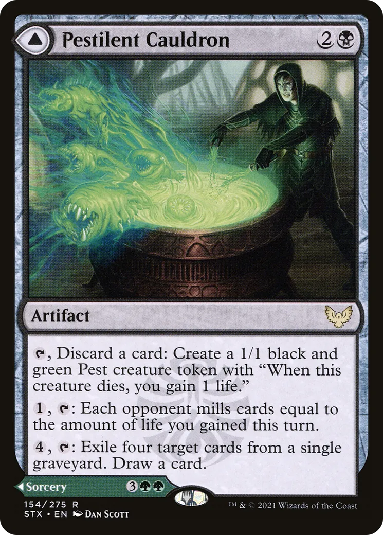 Chaudron pestilentiel // Explosion restauratrice — Strixhaven: School of Mages — Magic: The Gathering