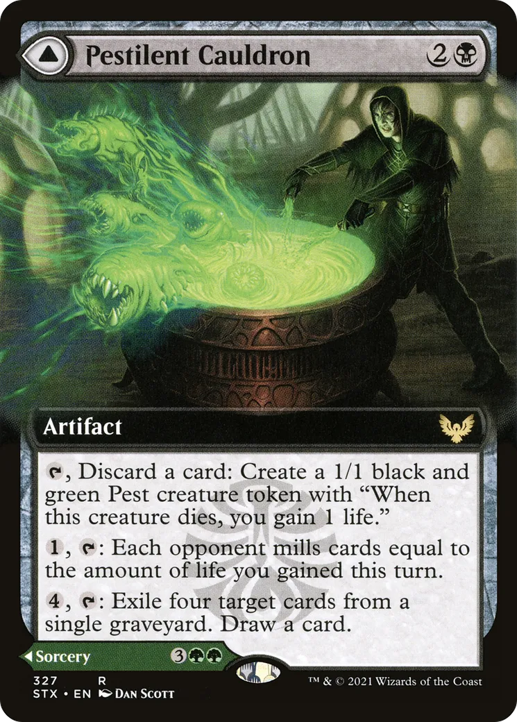Pestilent Cauldron // Restorative Burst — Strixhaven: School of Mages — Magic: The Gathering