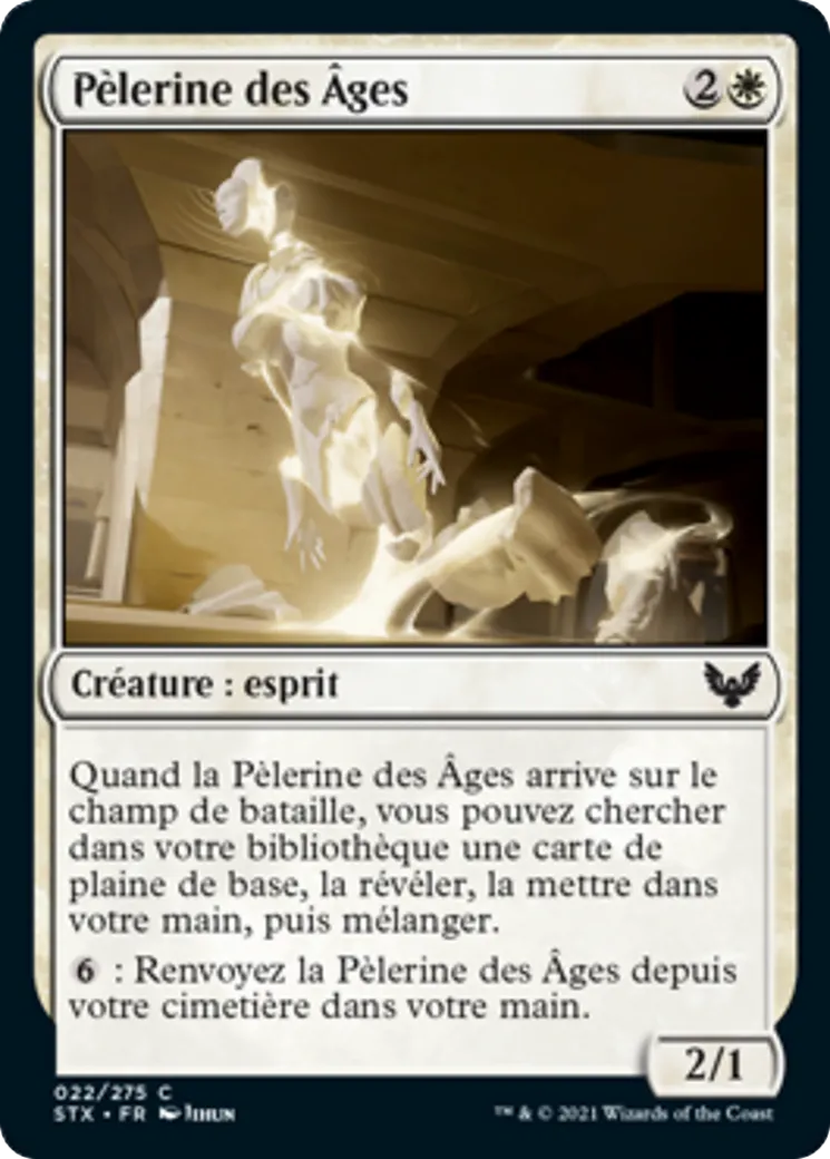 Pèlerine des Âges — Strixhaven: School of Mages — Magic: The Gathering
