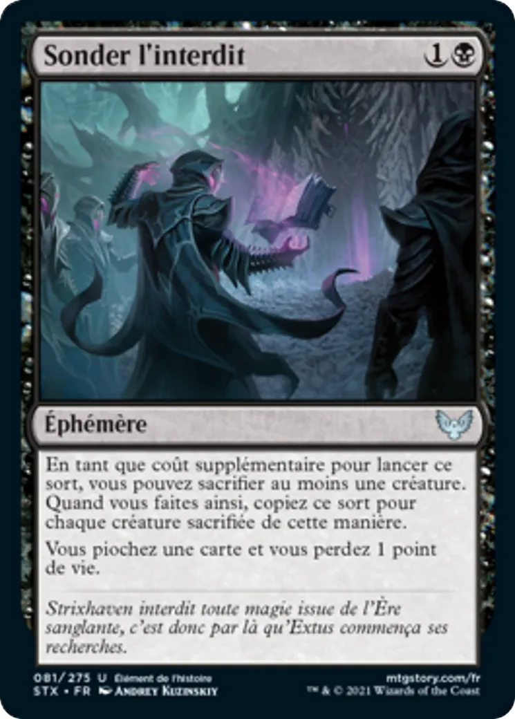 Sonder l'interdit — Strixhaven: School of Mages — Magic: The Gathering