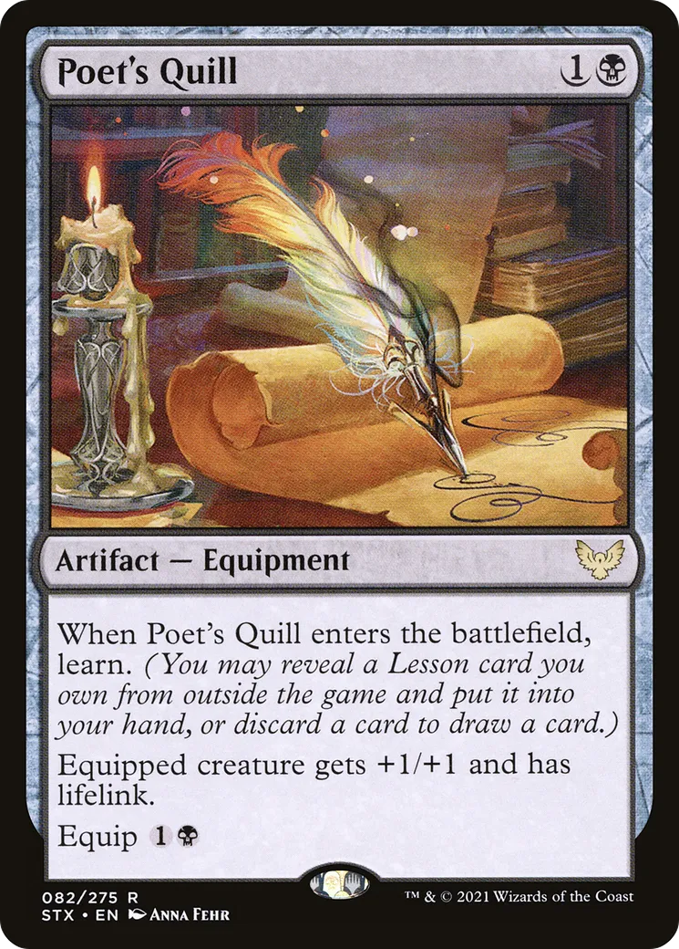 Plume du poète — Strixhaven: School of Mages — Magic: The Gathering
