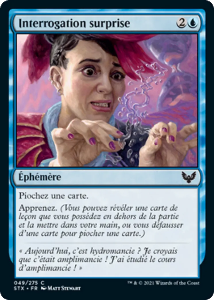 Interrogation surprise — Strixhaven: School of Mages — Magic: The Gathering