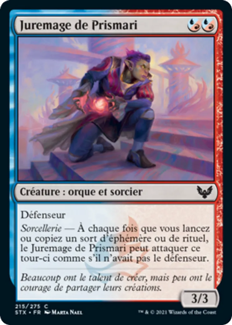 Juremage de Prismari — Strixhaven: School of Mages — Magic: The Gathering