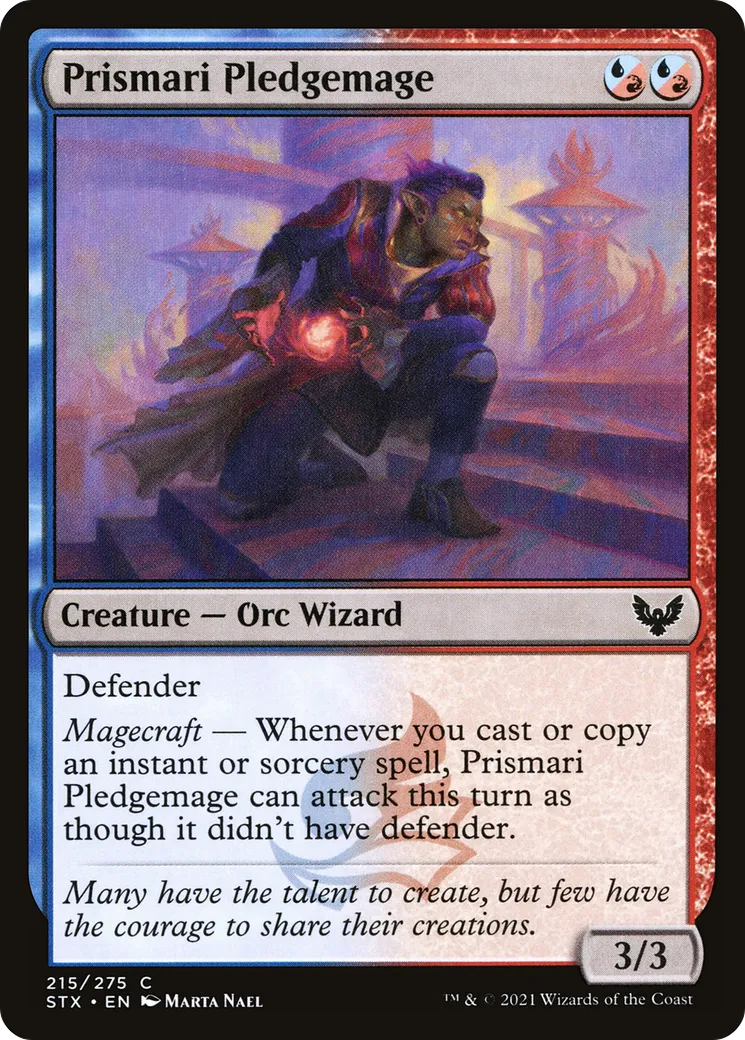 Prismari Pledgemage — Strixhaven: School of Mages — Magic: The Gathering
