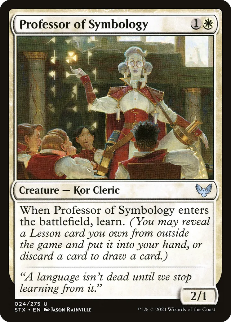Professor of Symbology — Strixhaven: School of Mages — Magic: The Gathering