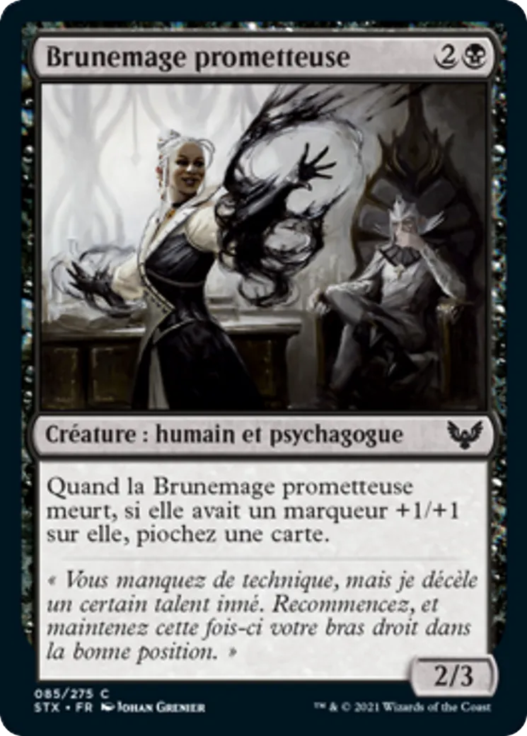 Brunemage prometteuse — Strixhaven: School of Mages — Magic: The Gathering