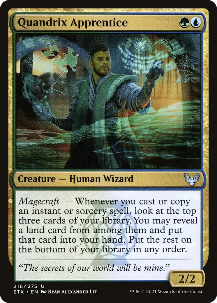 Apprenti de Quandrix — Strixhaven: School of Mages — Magic: The Gathering