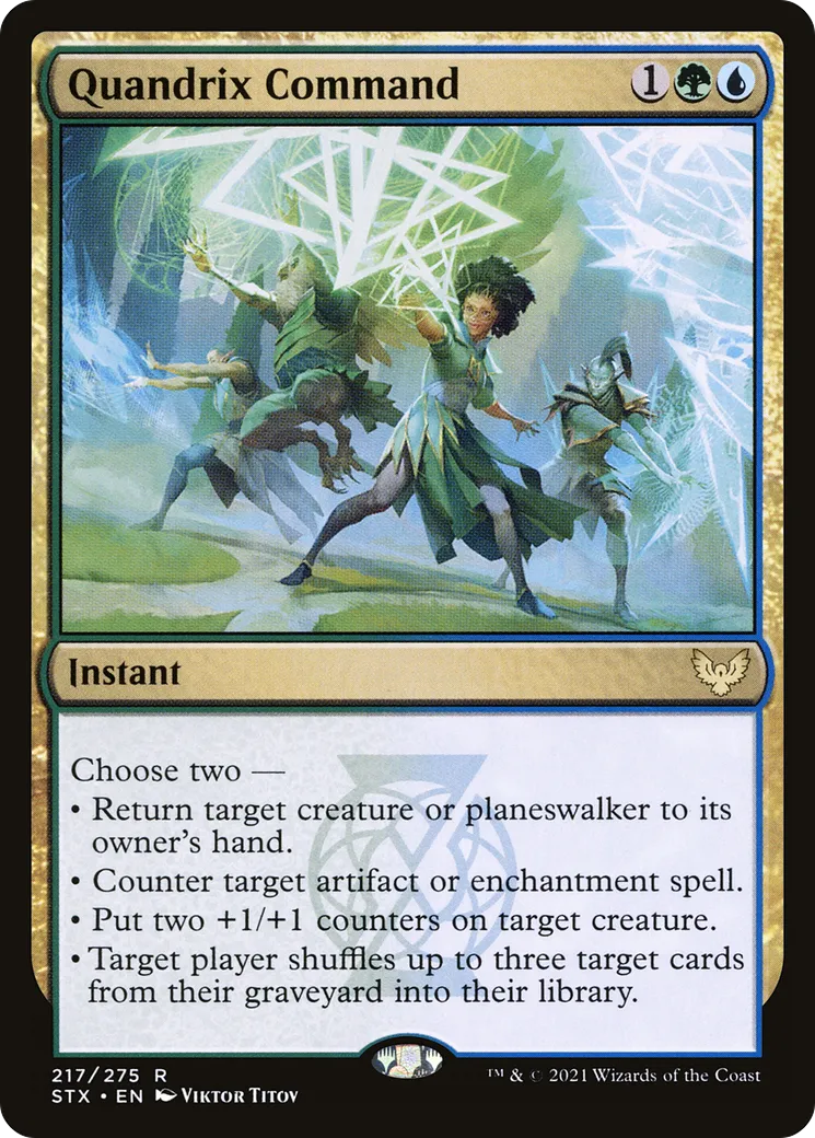 Quandrix Command — Strixhaven: School of Mages — Magic: The Gathering