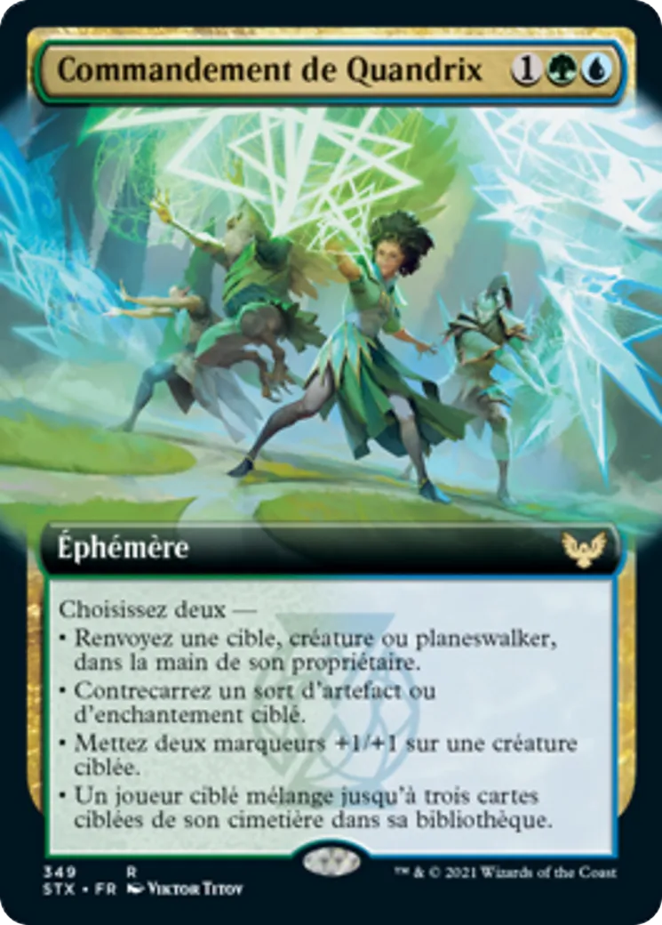 Commandement de Quandrix — Strixhaven: School of Mages — Magic: The Gathering