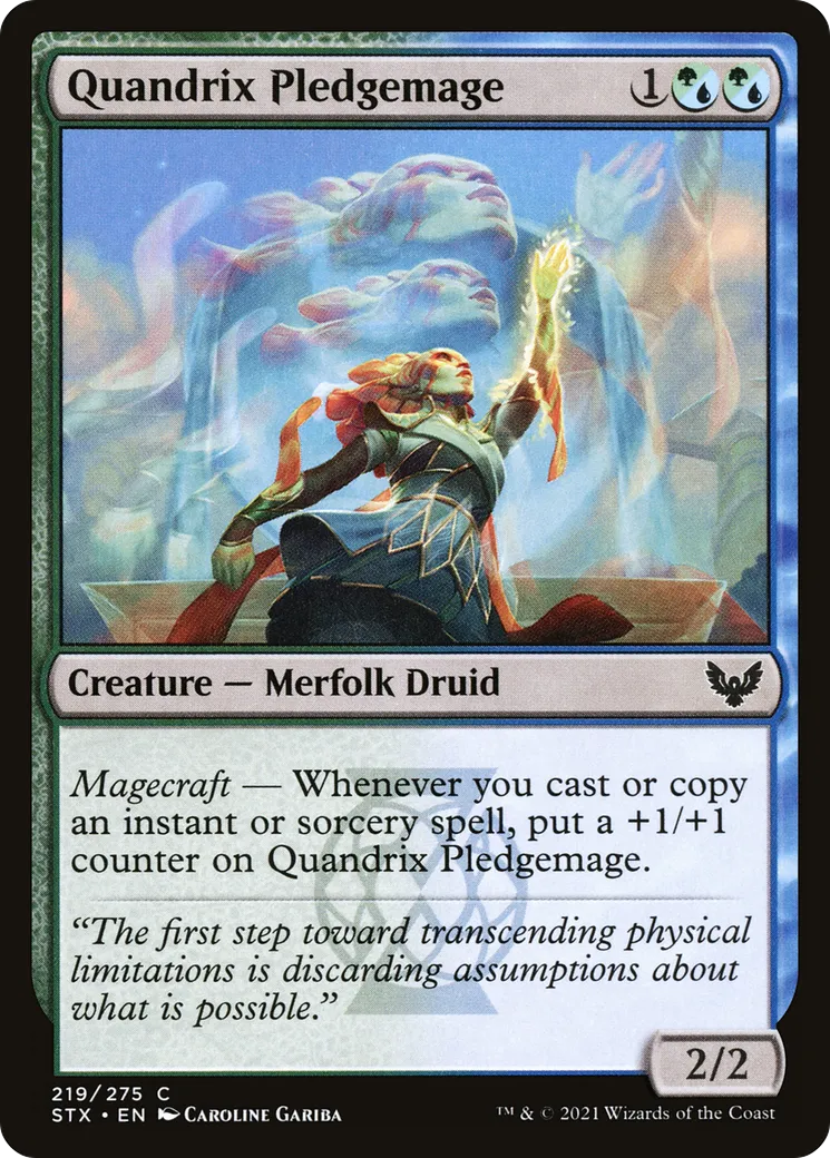 Quandrix Pledgemage — Strixhaven: School of Mages — Magic: The Gathering
