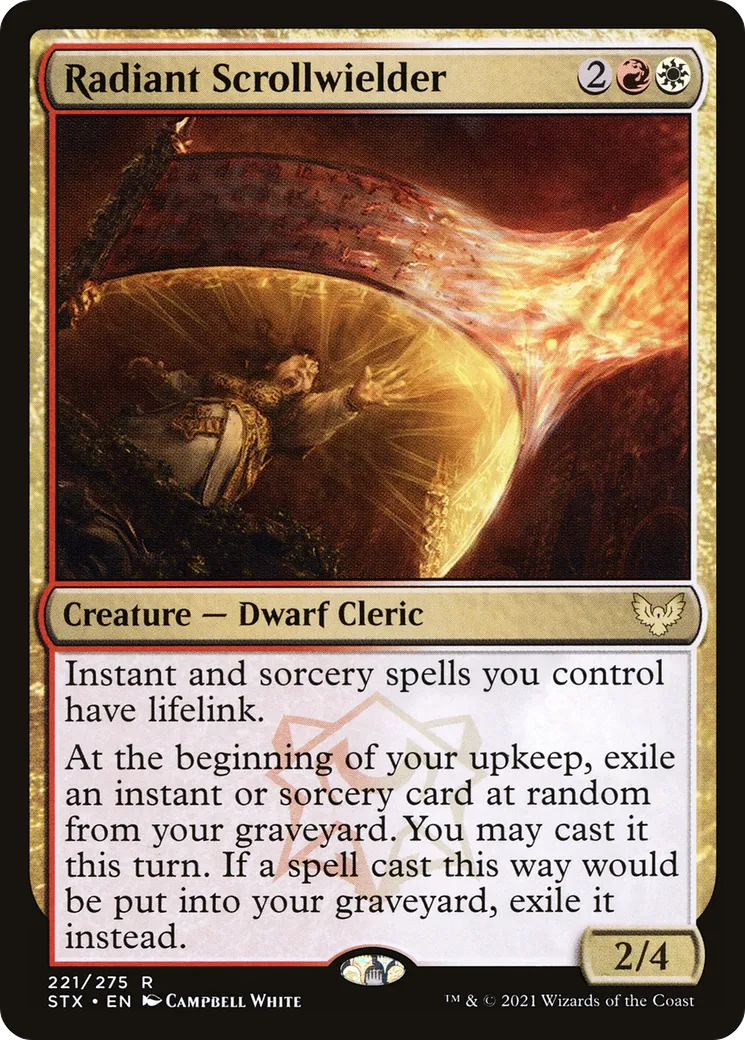 Radiant Scrollwielder — Strixhaven: School of Mages — Magic: The Gathering