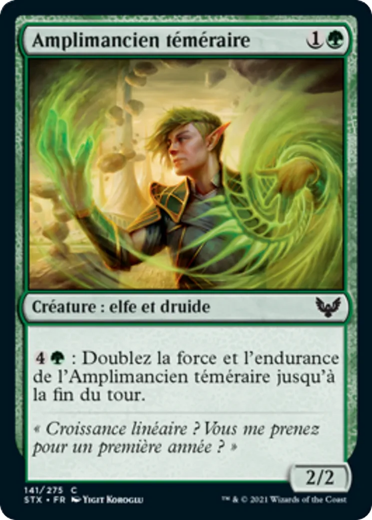 Amplimancien téméraire — Strixhaven: School of Mages — Magic: The Gathering