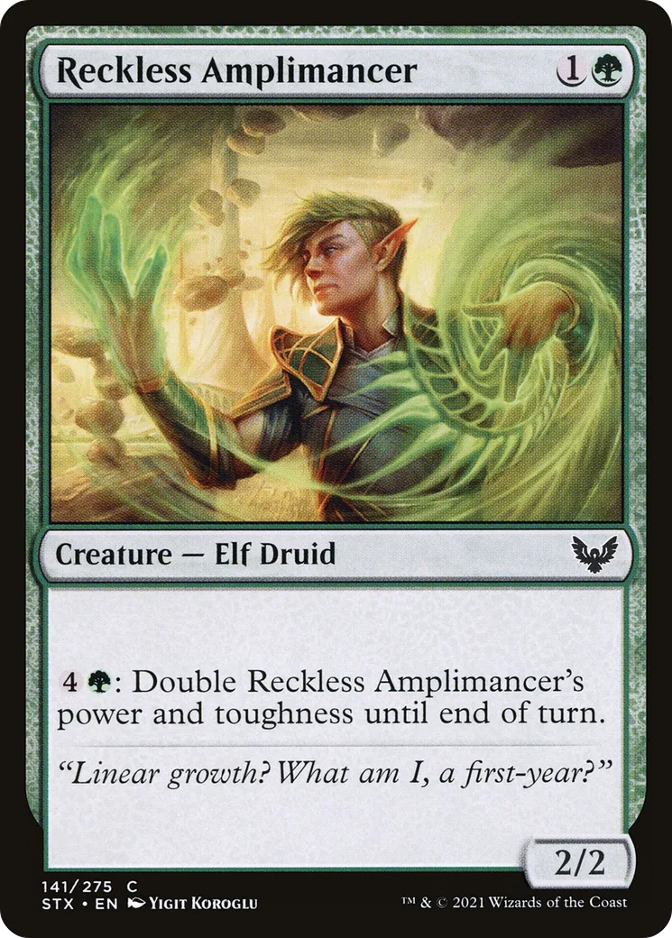 Amplimancien téméraire — Strixhaven: School of Mages — Magic: The Gathering