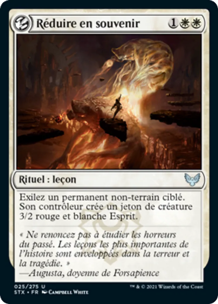 Réduire en souvenir — Strixhaven: School of Mages — Magic: The Gathering