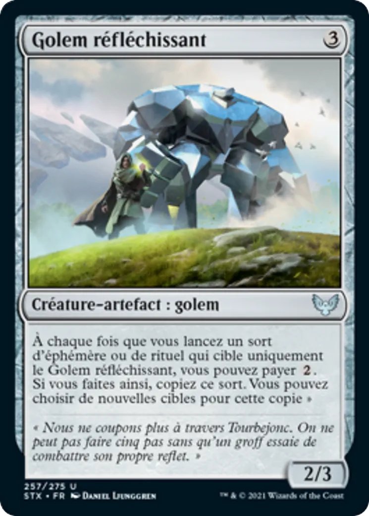 Golem réfléchissant — Strixhaven: School of Mages — Magic: The Gathering