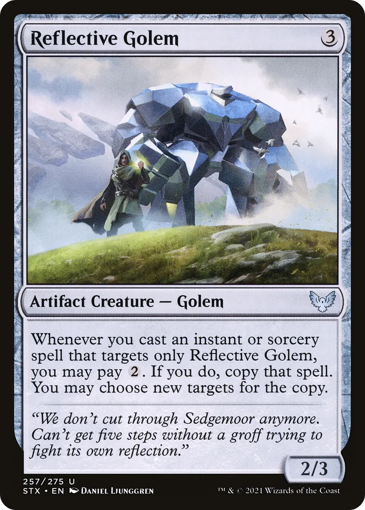 Reflective Golem — Strixhaven: School of Mages — Magic: The Gathering