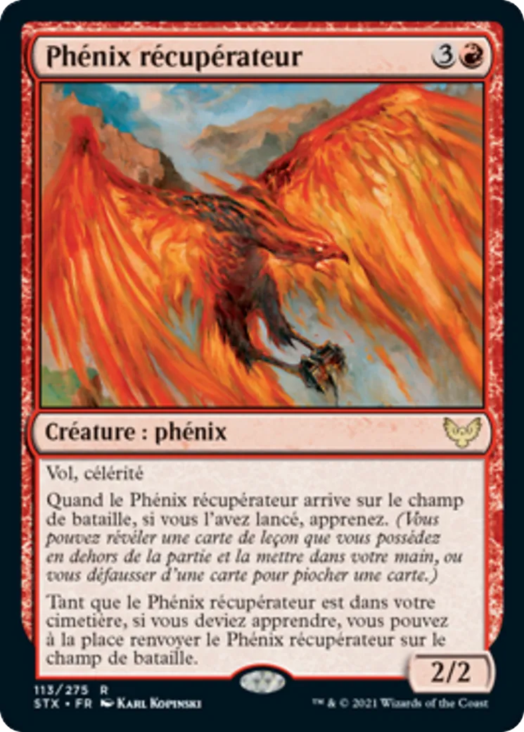 Phénix récupérateur — Strixhaven: School of Mages — Magic: The Gathering