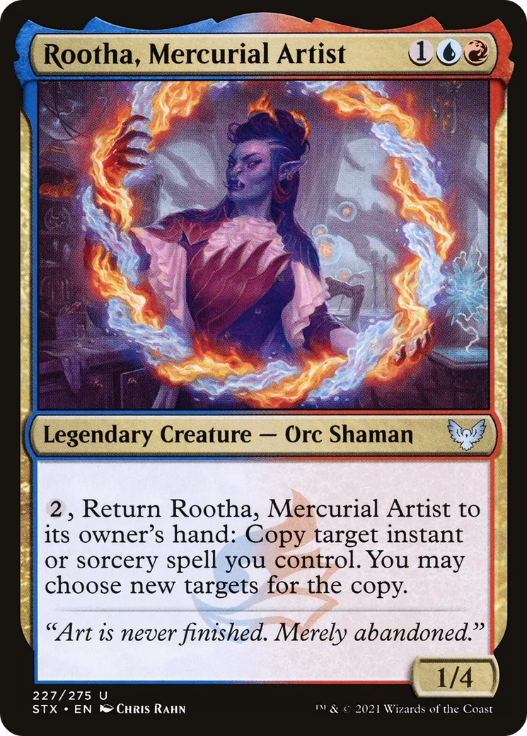 Rootha, artiste mercurielle — Strixhaven: School of Mages — Magic: The Gathering
