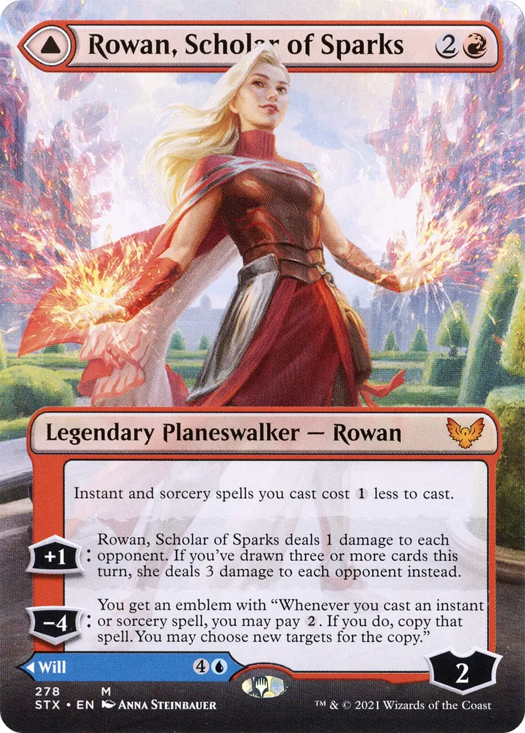 Rowan, Scholar of Sparks // Will, Scholar of Frost — Strixhaven: School of Mages — Magic: The Gathering