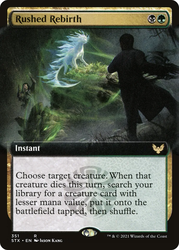 Rushed Rebirth — Strixhaven: School of Mages — Magic: The Gathering