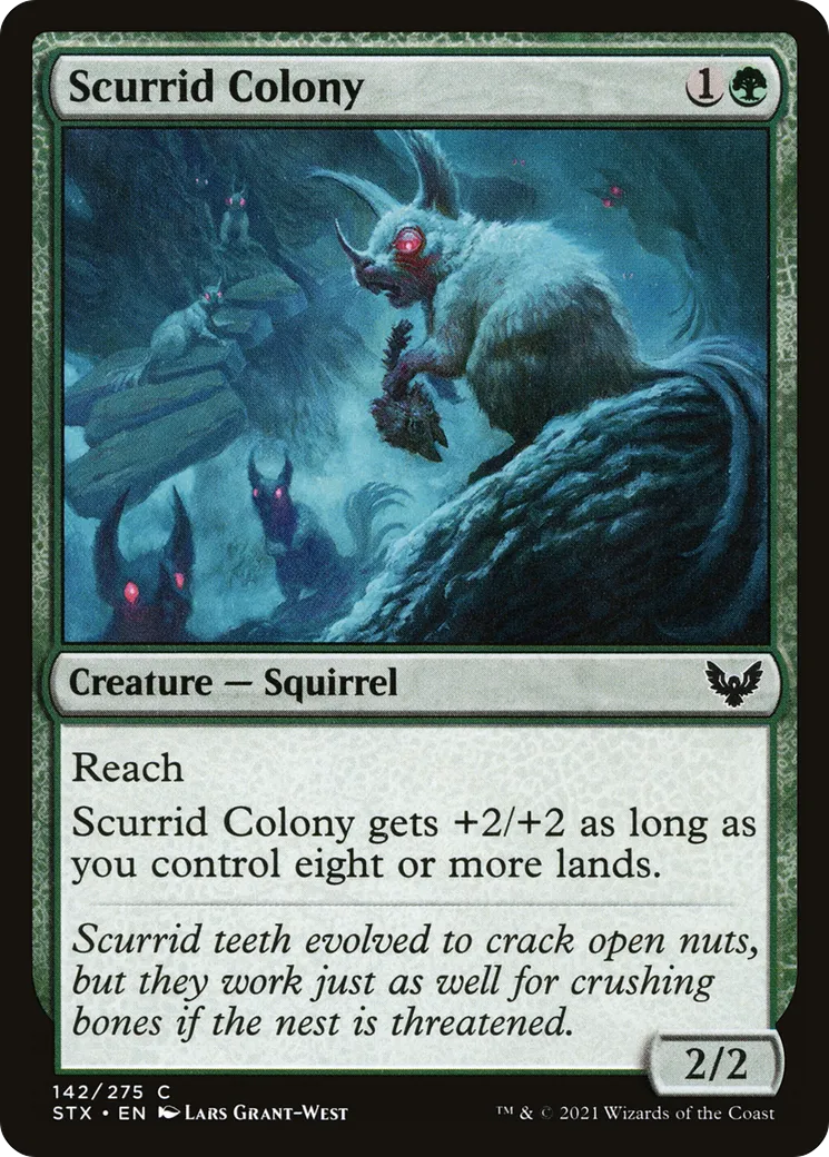 Colonie de scurrides — Strixhaven: School of Mages — Magic: The Gathering