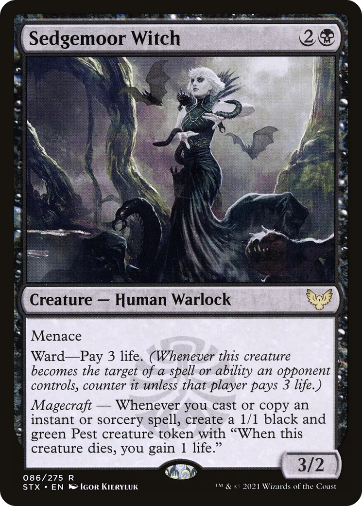 Sedgemoor Witch — Strixhaven: School of Mages — Magic: The Gathering