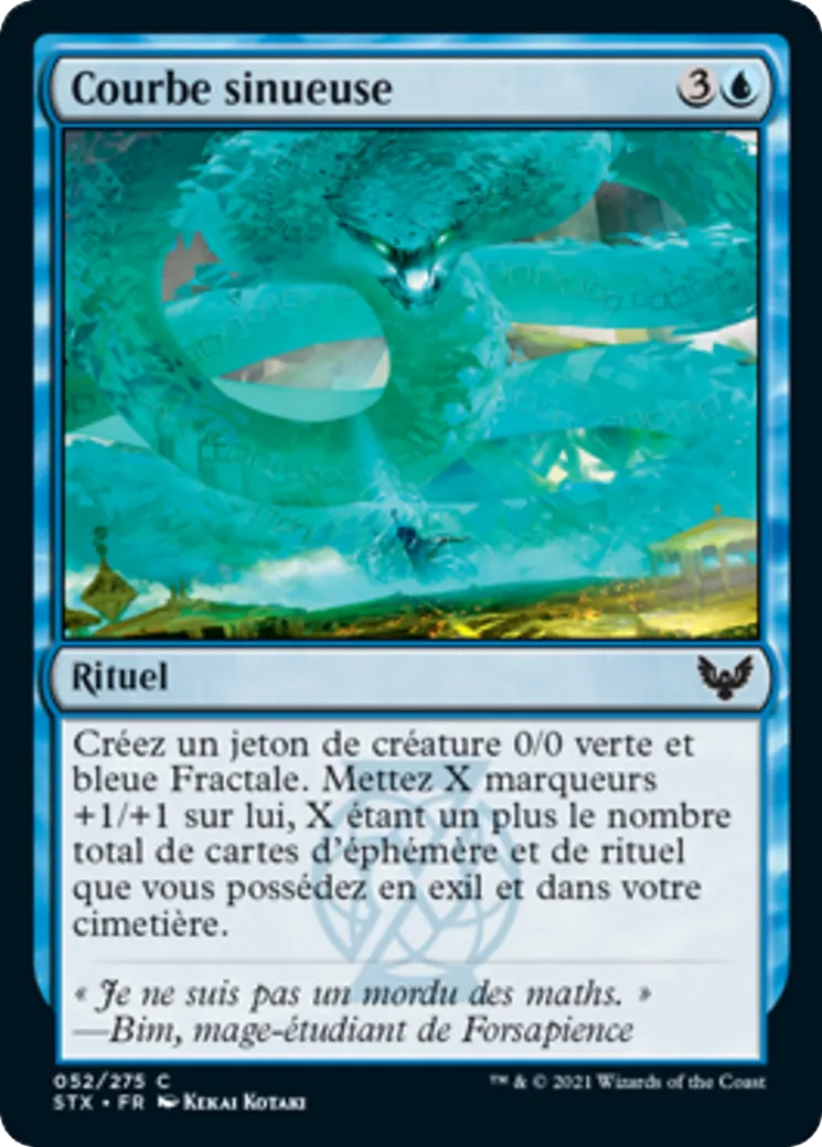 Courbe sinueuse — Strixhaven: School of Mages — Magic: The Gathering