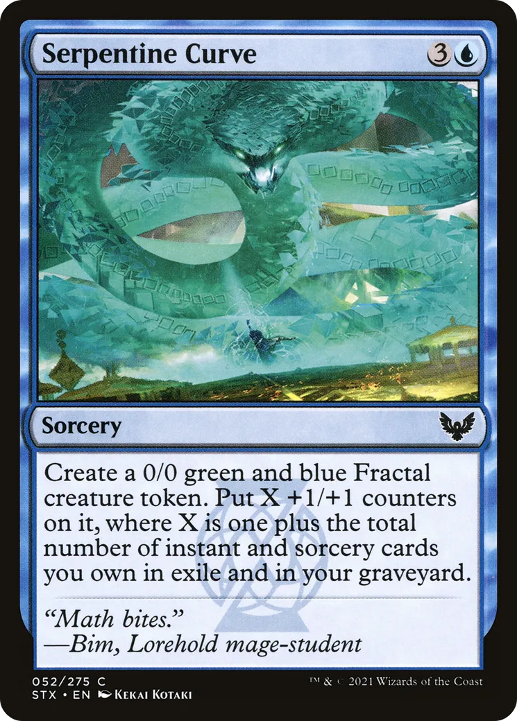 Serpentine Curve — Strixhaven: School of Mages — Magic: The Gathering