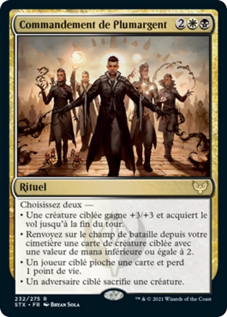 Commandement de Plumargent — Strixhaven: School of Mages — Magic: The Gathering
