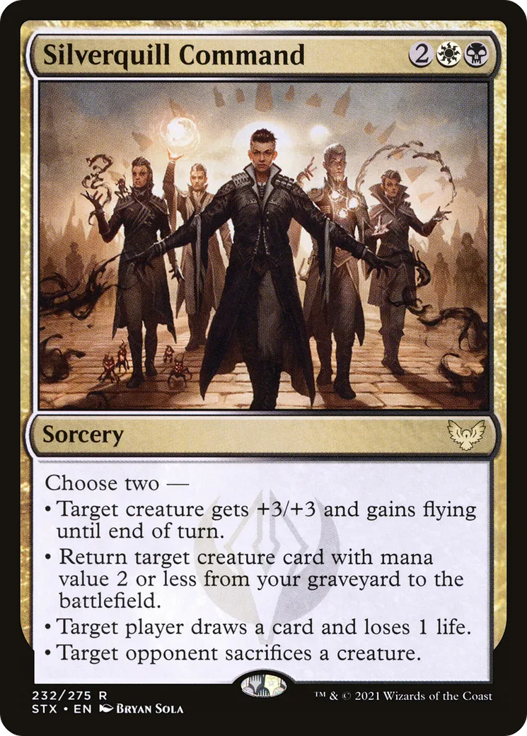Silverquill Command — Strixhaven: School of Mages — Magic: The Gathering