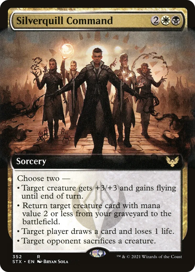 Commandement de Plumargent — Strixhaven: School of Mages — Magic: The Gathering