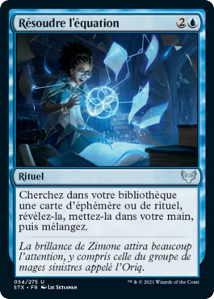 Résoudre l'équation — Strixhaven: School of Mages — Magic: The Gathering